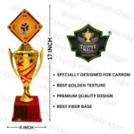 Carrom Board Trophy carrom winner trophy​