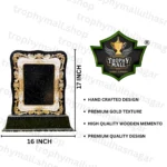 Premium Black Wooden Memento Black Wooden Memento