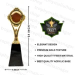 Elegant Trophy In Acrylic RCB Trophy
