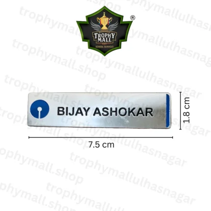 Metal Engraved Color Badge