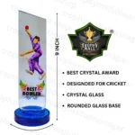 Best Bowler Crystal Trophy