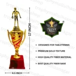Red Star Tennis Player Trophy
