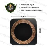 Black Wooden Plaque