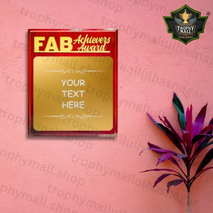Noble Achievement Plaque