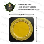 Golden Legacy Wooden Plaque