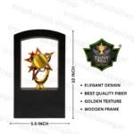 Star Wooden Frame Trophy