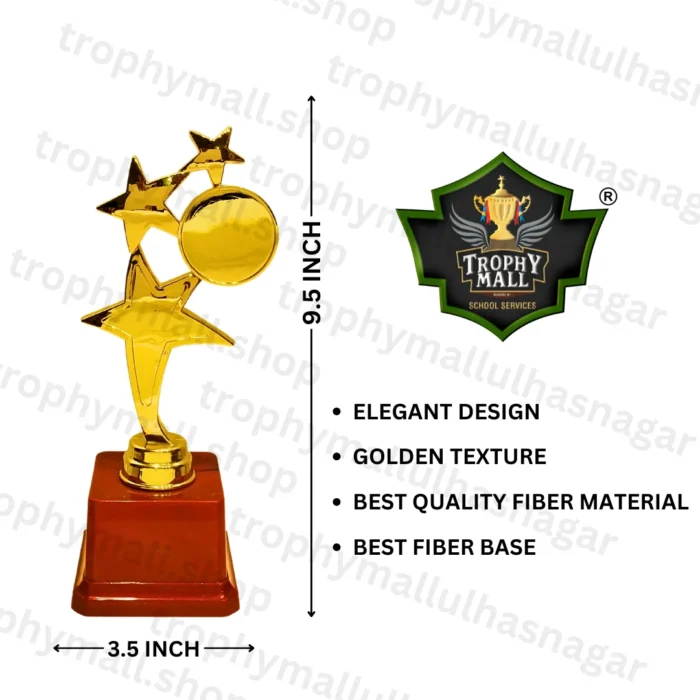 Three Star Fiber Trophy