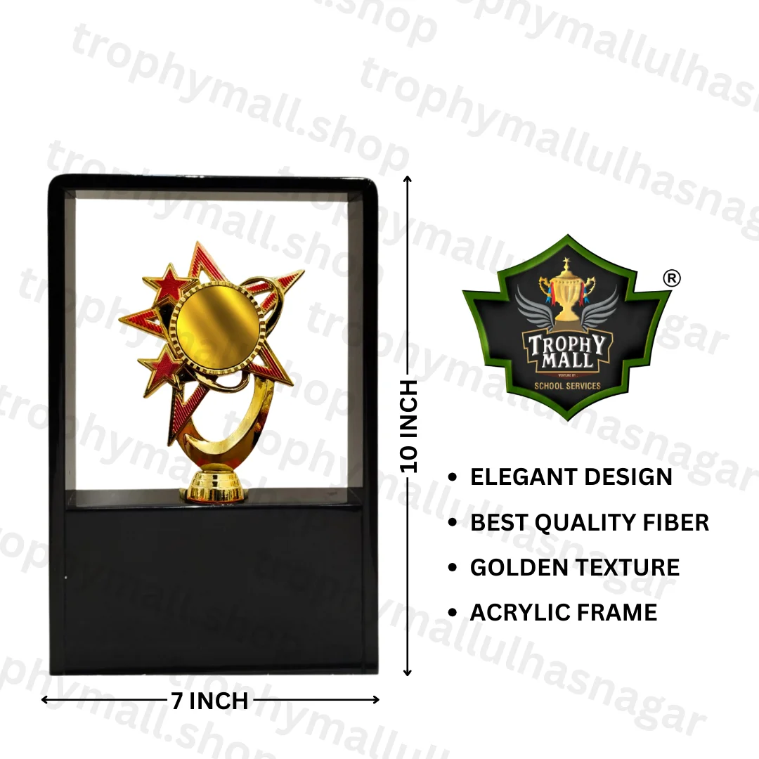 Acrylic Red Star Trophy