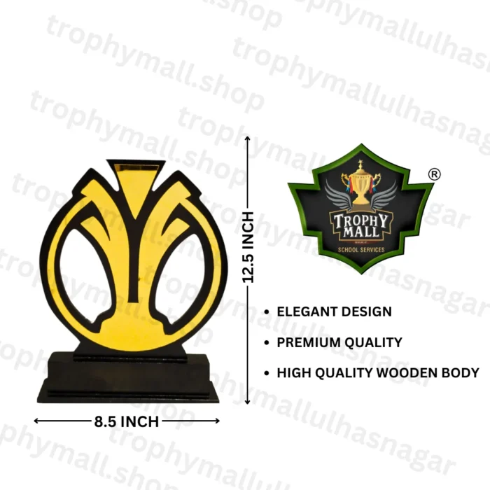 Double Lady Board Memento Trophy