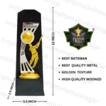 trophy for cricket tournament