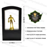 Wooden Tennis Trophy