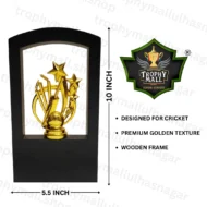 cricket Wooden Trophy