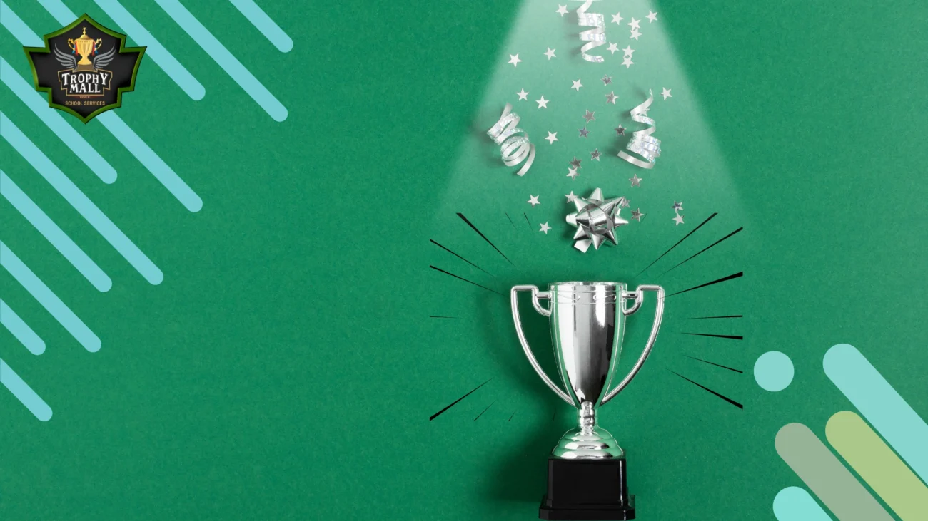 What types of trophies are given in sports?