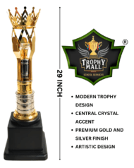 Regal Metal Trophy – Luxurious Award for Distinguished Achievement