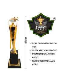 Elite Crystal Corporate Trophy