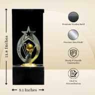 Golden Ball Cricket Man of the Series Trophy - Image 4